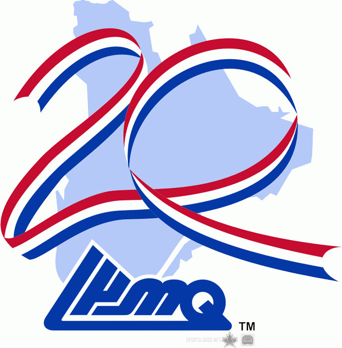 QMJHL LHJMQ 1989 Anniversary Logo iron on transfers for T-shirts